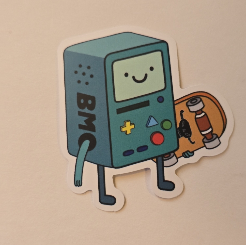 10/$10 BMO Character Sticker - Blue and Green